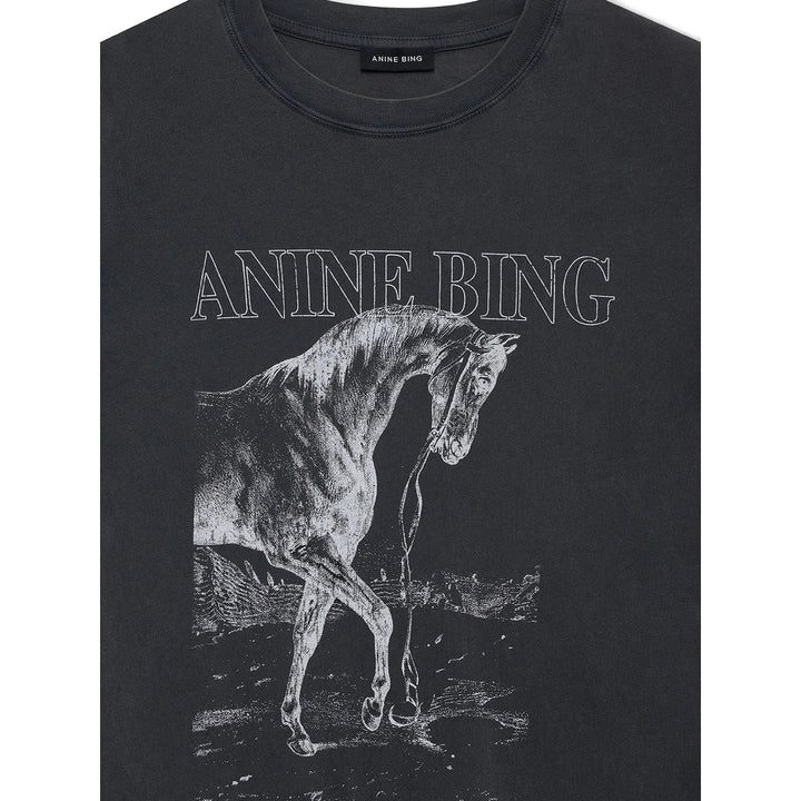 Anine Bing T Shirt - Nero | 893aa9088e657f35076efa2fa4ad3cf3d3567546