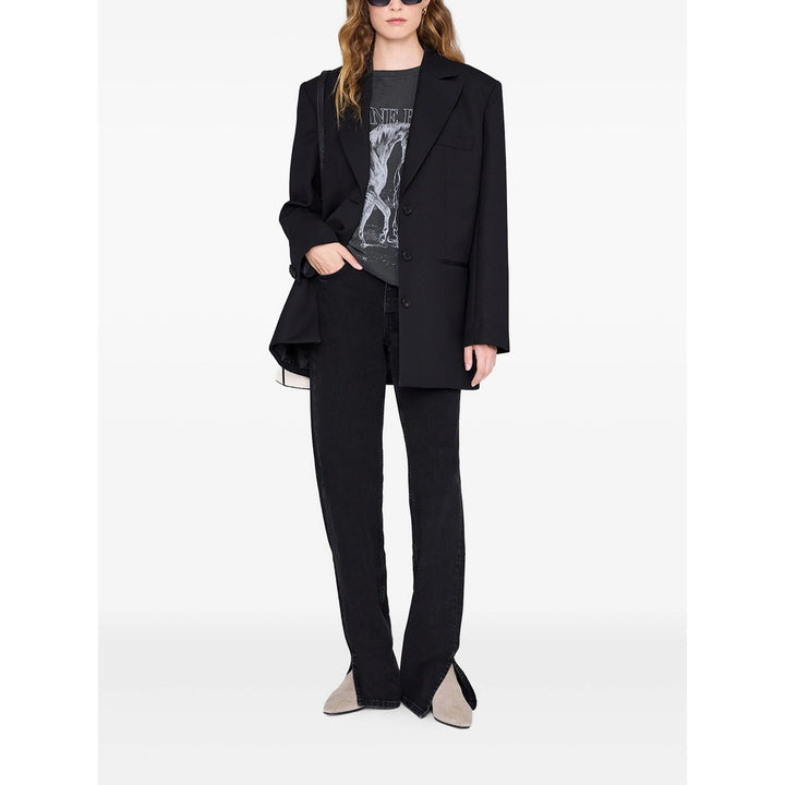 Anine Bing T Shirt - Nero | 9866031d59c3bb2aebf6c5e40deead915300e6cc