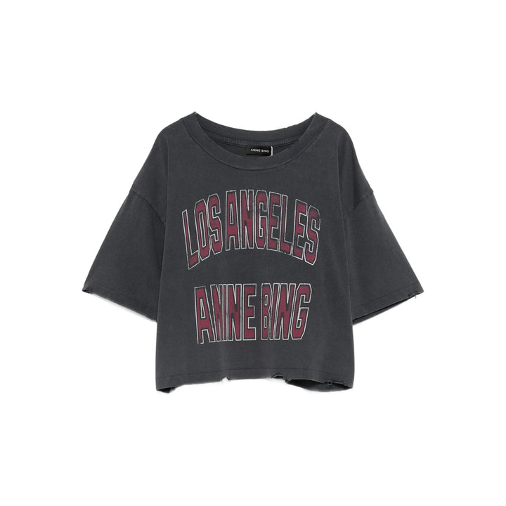Anine Bing T Shirt - Grigio, Rosso | 3ae80cb6134c7480ecd67658a938f83c65ef2752