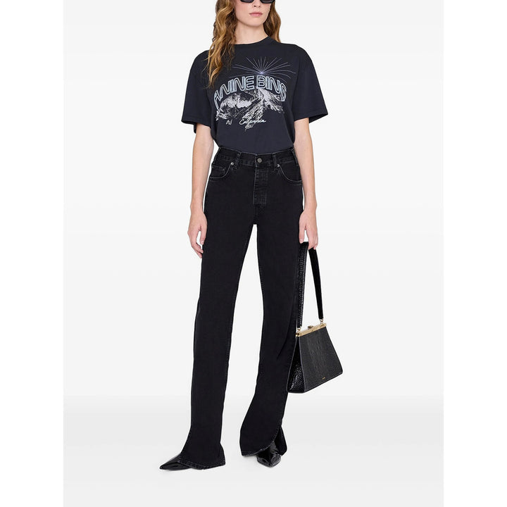 Anine Bing T Shirt - Blu | 018de066e2ac557aa445a7cb7410f046bcef287e