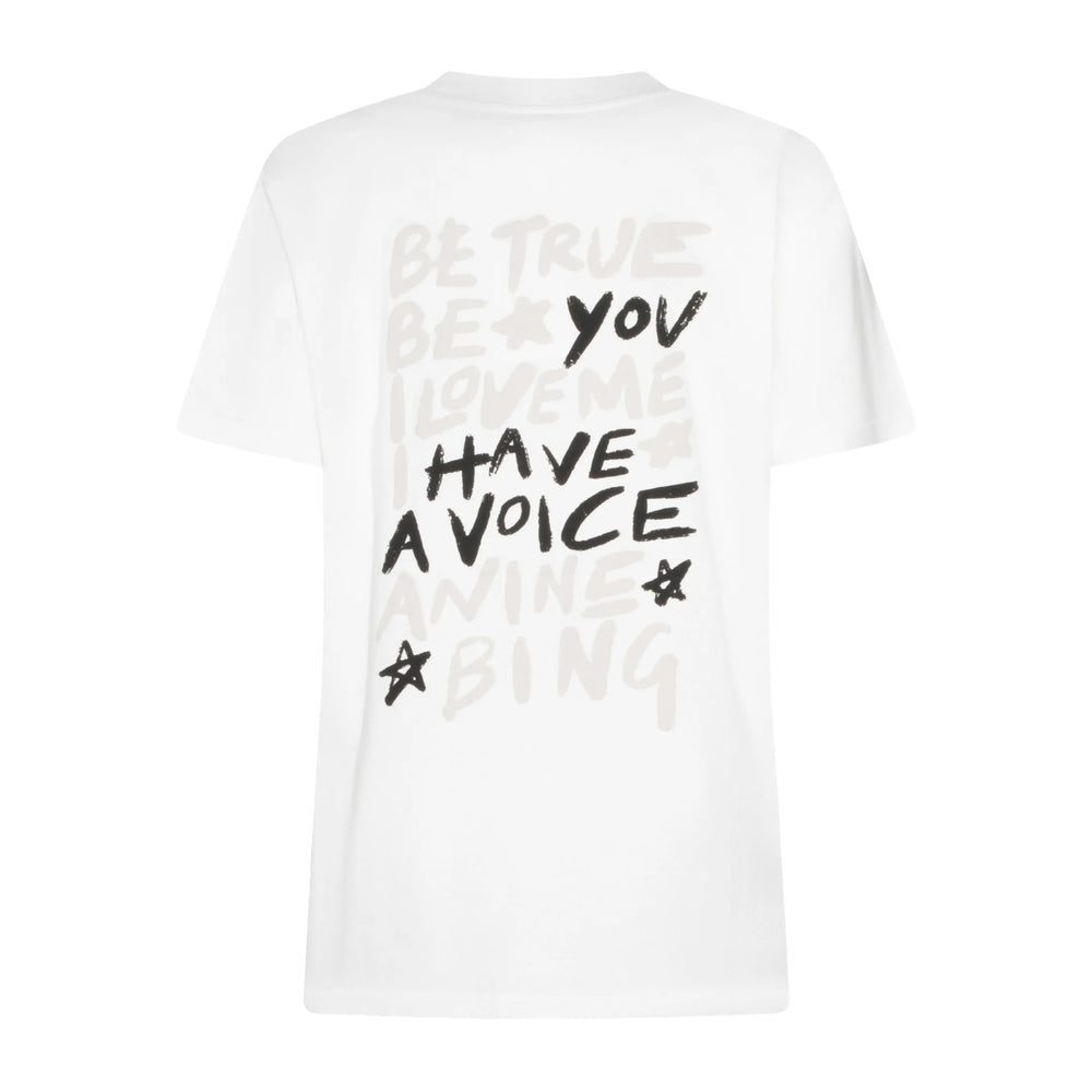 Anine Bing T Shirt - Bianco | a2ad65cc3e0c318fee4bbb879fde17d21f453534