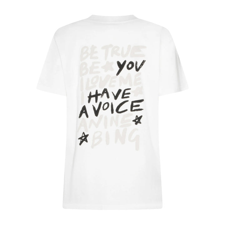 Anine Bing T Shirt - Bianco | a2ad65cc3e0c318fee4bbb879fde17d21f453534