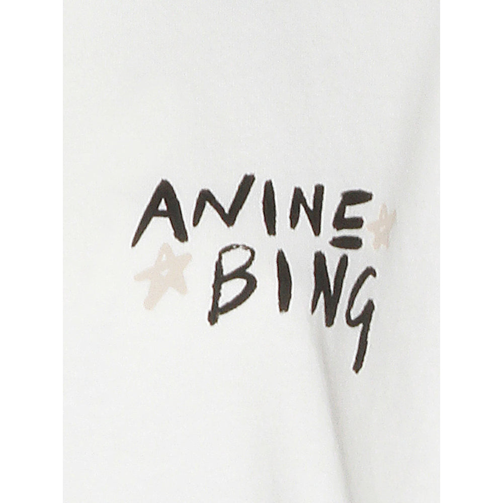 Anine Bing T Shirt - Bianco | b573d83b9f5effdd8a0a8123159338908f21cefa