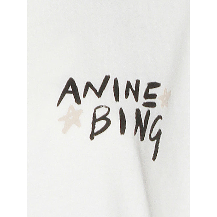 Anine Bing T Shirt - Bianco | b573d83b9f5effdd8a0a8123159338908f21cefa