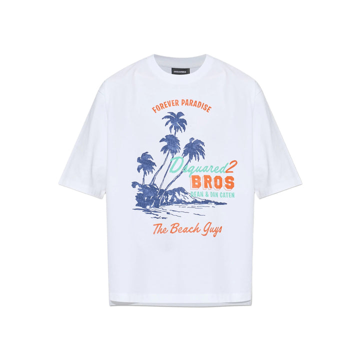 Dsquared2 T Shirt - Bianco | 8c8b1852e1315e18429f82468c459fe944dd91d0