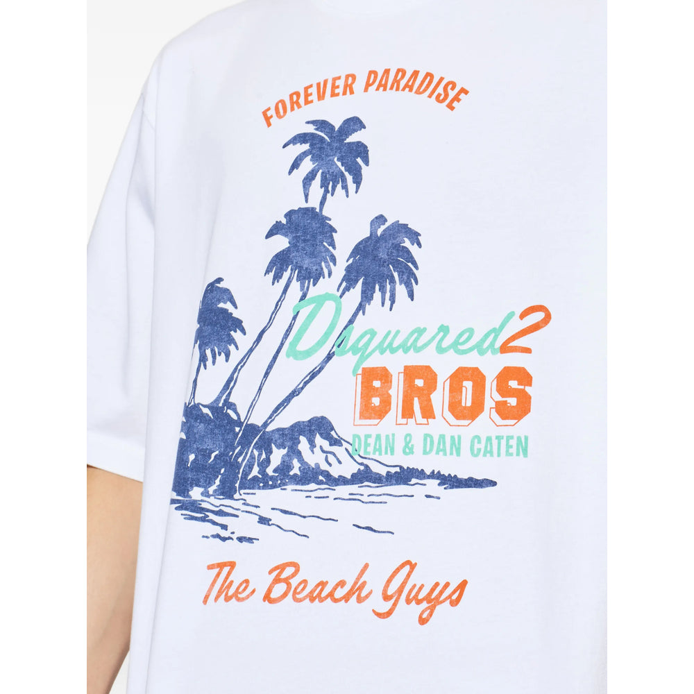Dsquared2 T Shirt - Bianco | eea6f26165f2e7ed3d553da95a3de506a13ca608