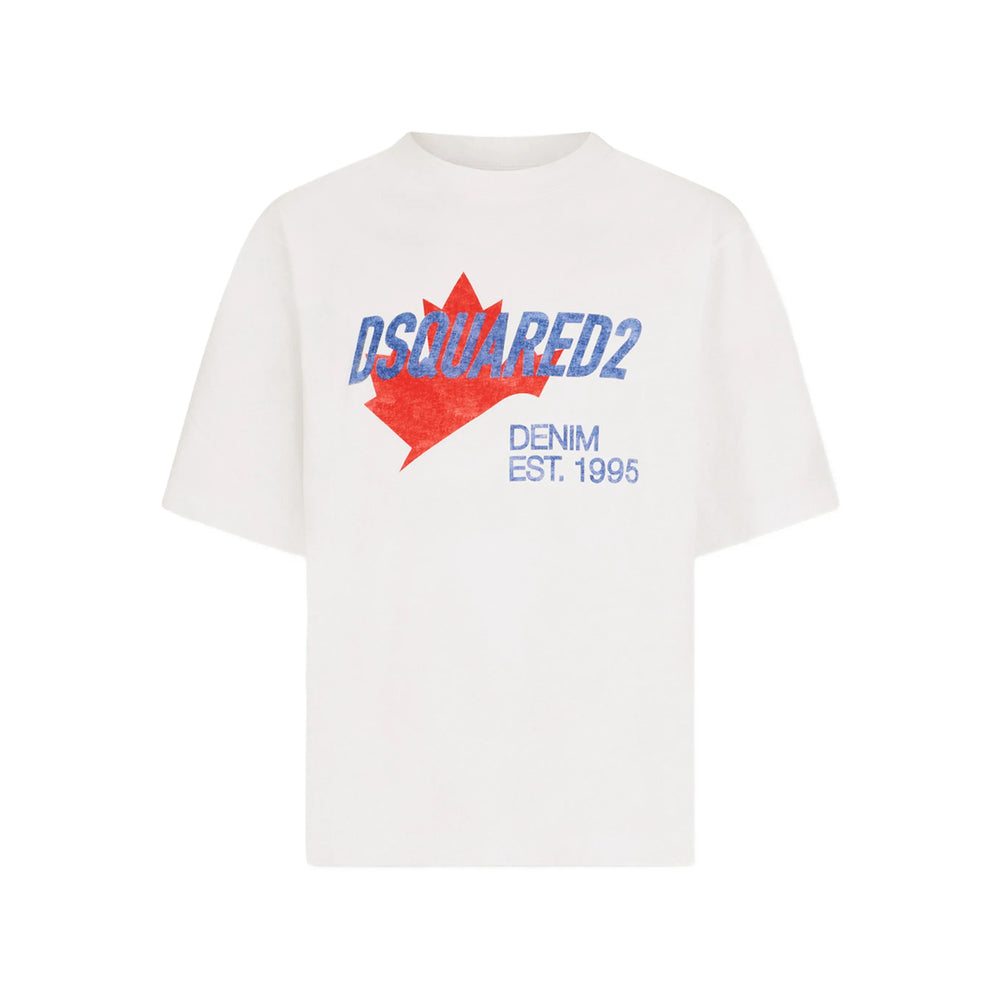 Dsquared2 T Shirt - Bianco | f2169382f63484f457657e4a5ffbc1df62d62979