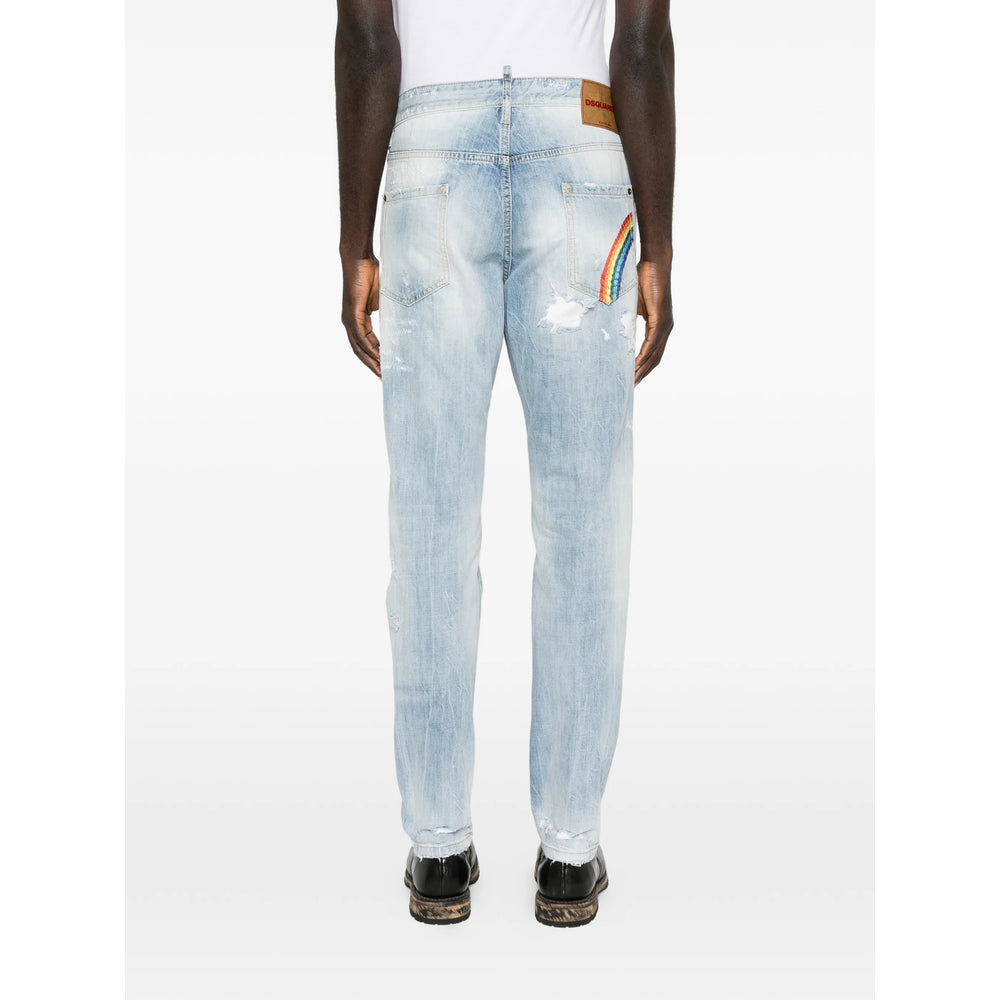 Dsquared2 Jeans - Blu, Bianco | 118146629e97256899aa65b4fec904874ae78919