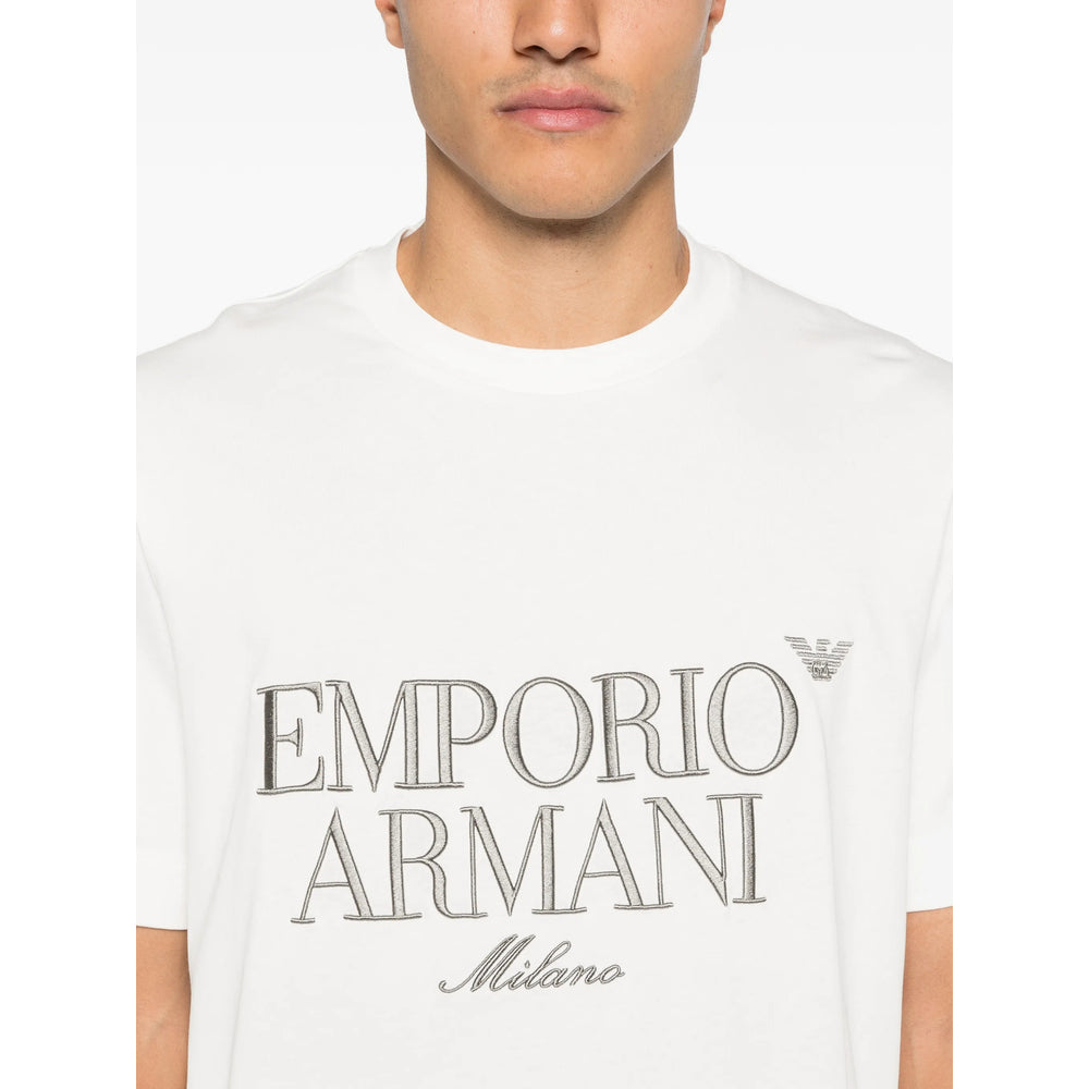 Emporio Armani T Shirt - Bianco | a515457f17fa274bf86a24f629b64bad191dfb24