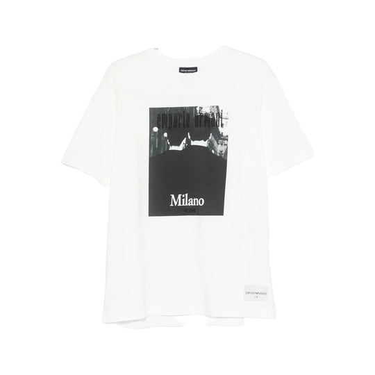 T Shirt Bianco, Nero