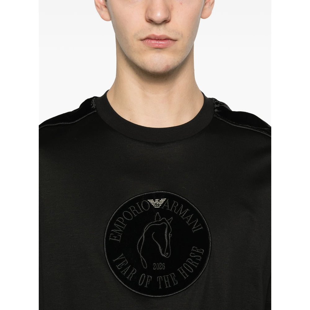 Emporio Armani T Shirt - Nero | ce791c10deaa4ba65d8d0ccd71de15f80253fc84