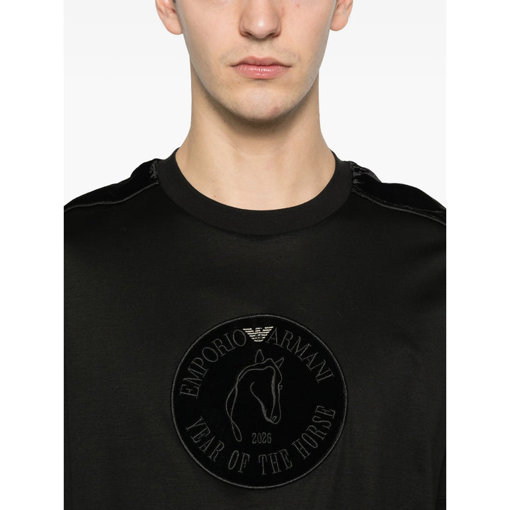 Emporio Armani T Shirt - Nero | ce791c10deaa4ba65d8d0ccd71de15f80253fc84