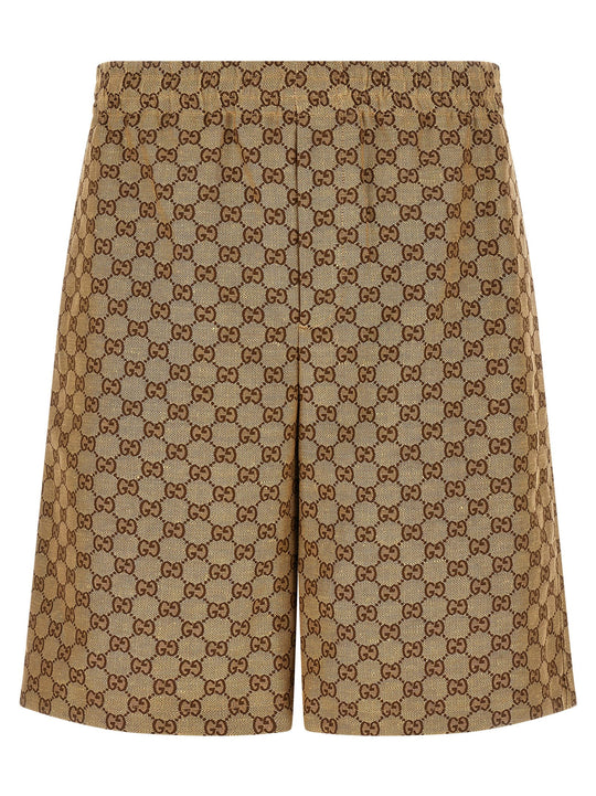 Gg Supreme Bermuda E Short Beige