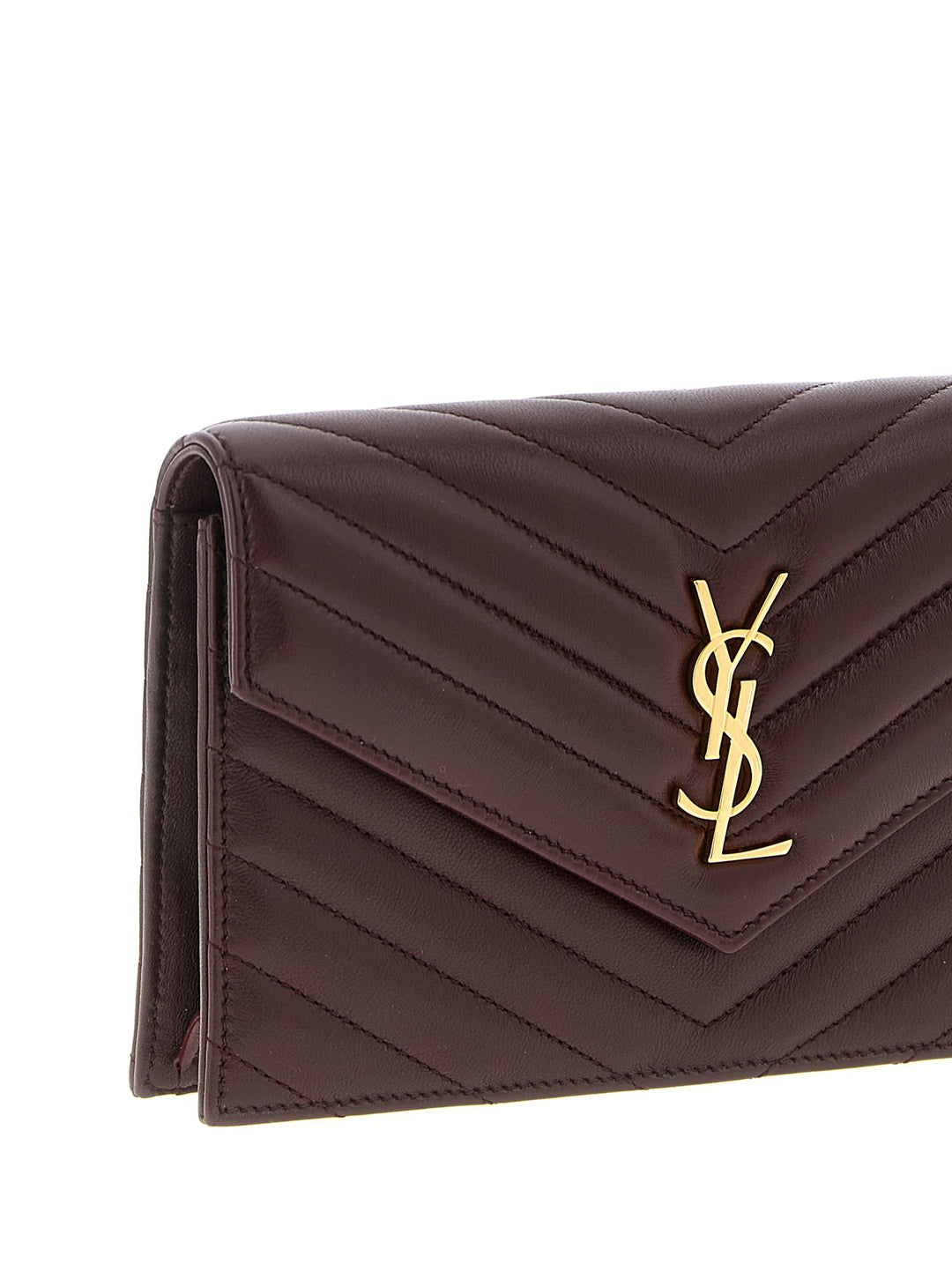 Saint Laurent Envelope Cassandre Portafogli - Bordeaux | 00c5d688724d785993fa487a104db4fa0d3f6f70