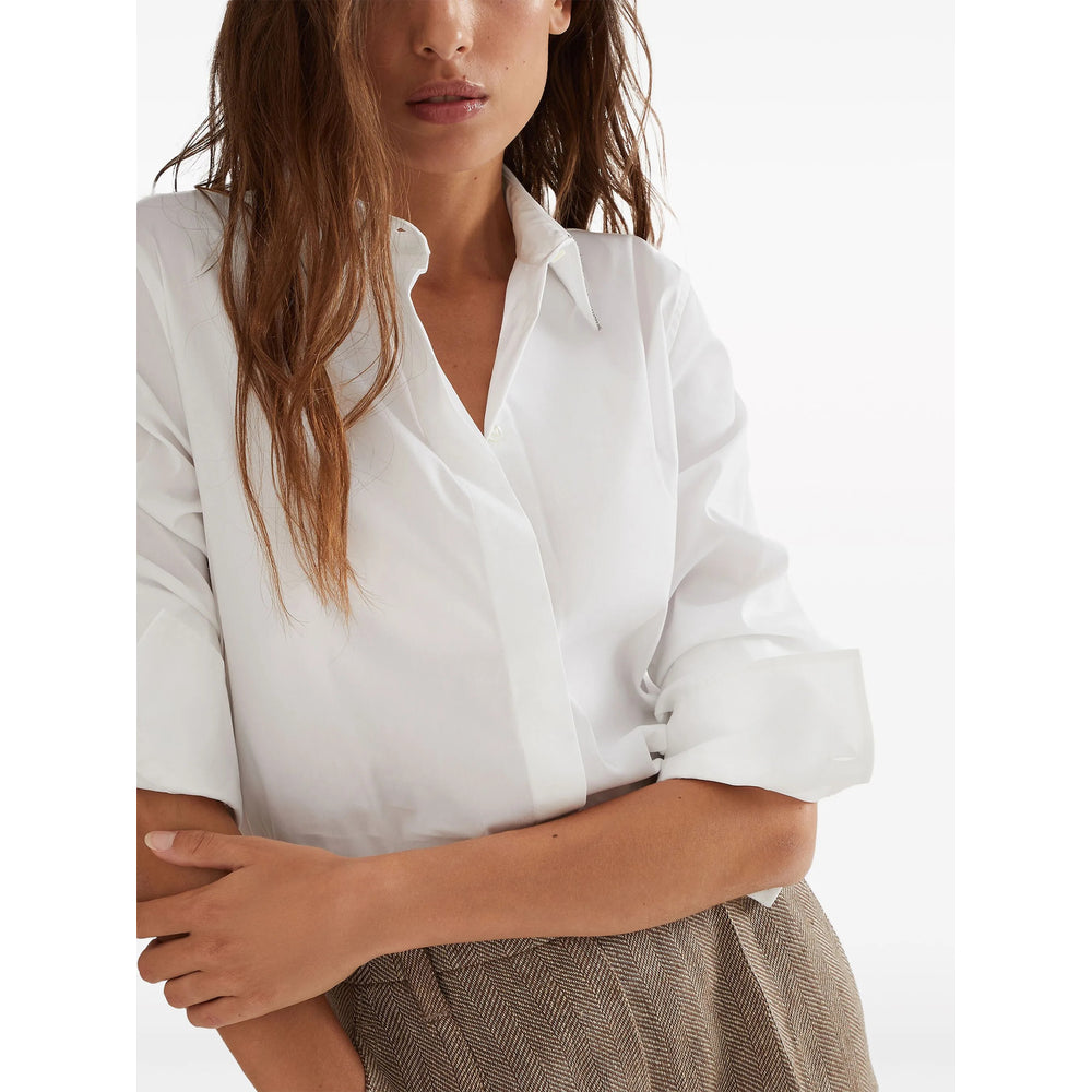 Brunello Cucinelli Camicie - Bianco | 790eecf9447bde0f16ccf7a265974ef3bac8932e