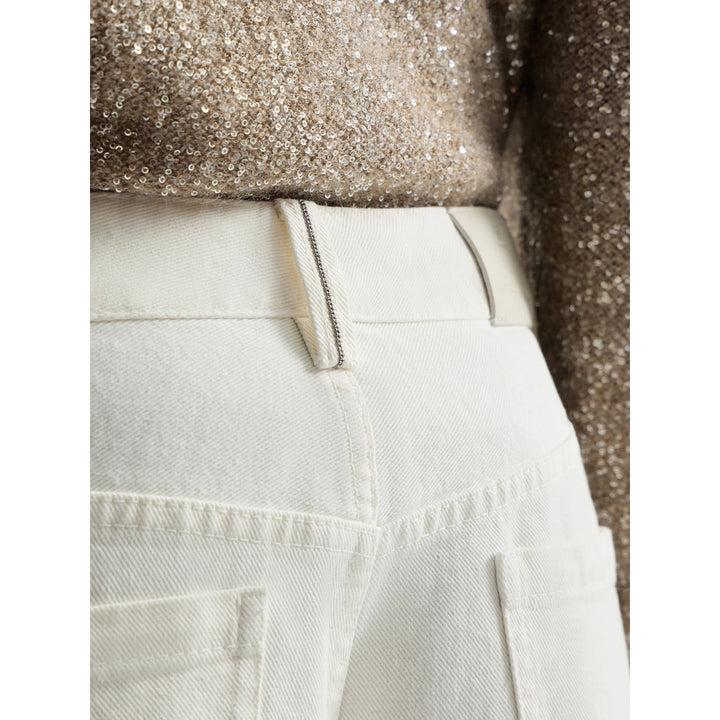 Brunello Cucinelli Pantaloni - Bianco | 4dfe089244e002e5531cbf5e2b9a8ea6c8b29871