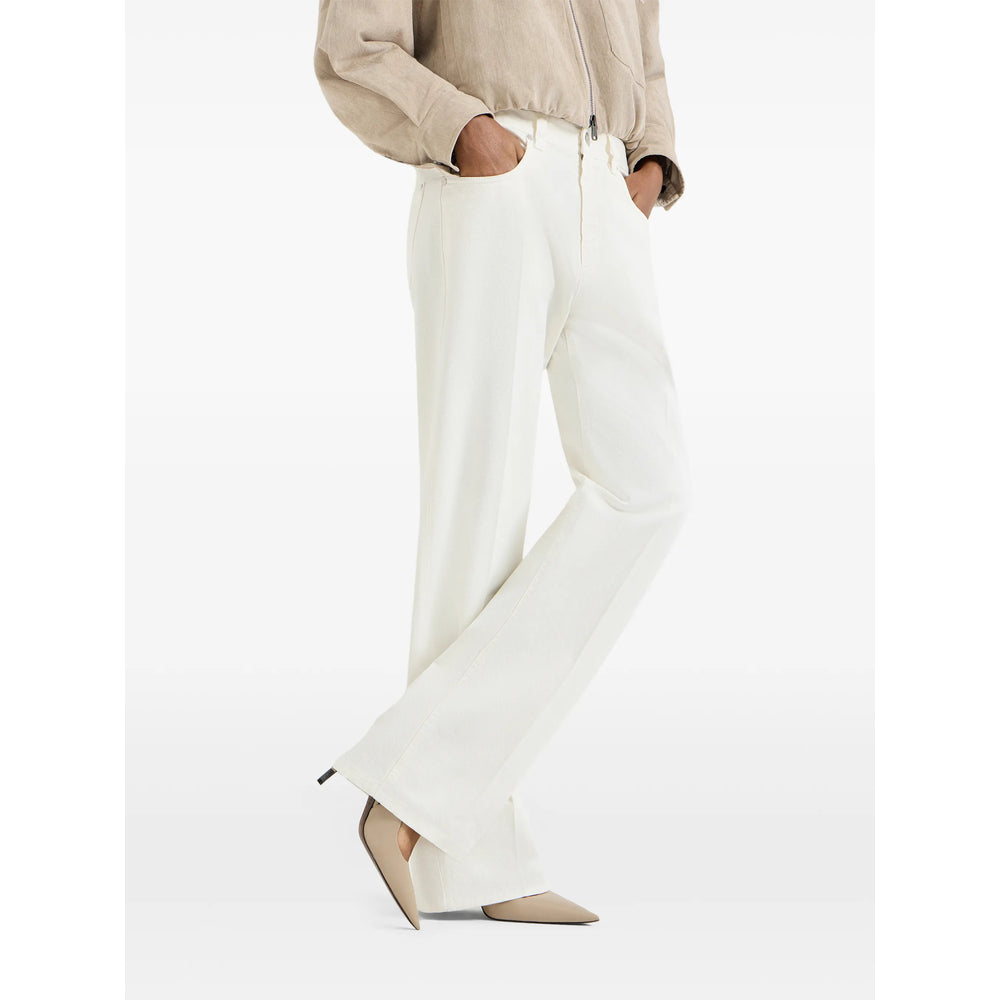 Brunello Cucinelli Pantaloni - Bianco | 6a1df885d19afcab2d2c8381cead4cbd48fa56c0