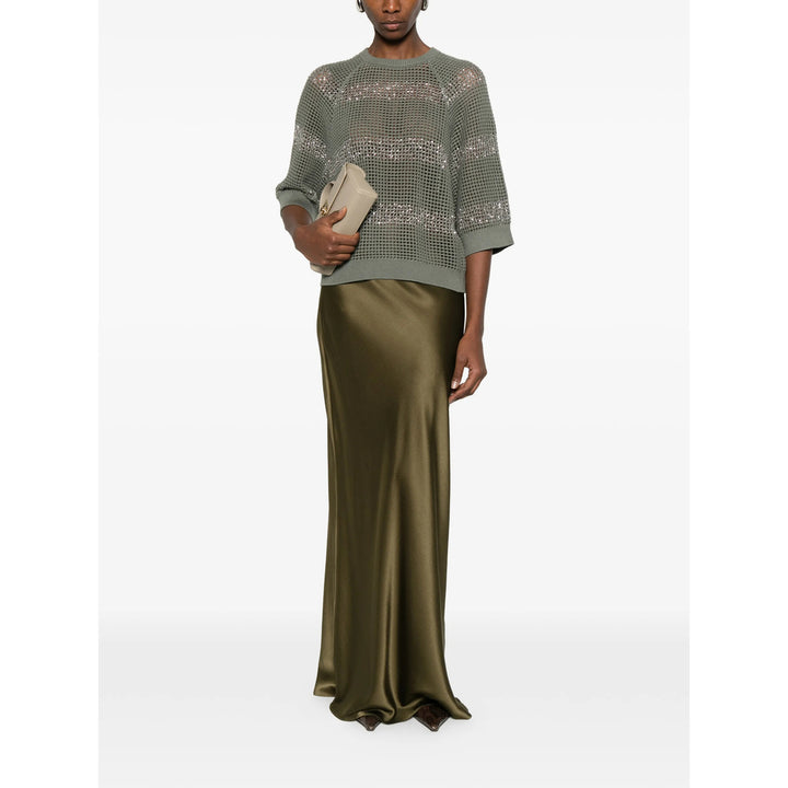 Brunello Cucinelli Maglioni - Green/Silver | dcf234874cb76770e5bbb74ddb6628ea8d9ba9b0