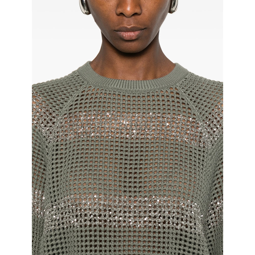 Brunello Cucinelli Maglioni - Green/Silver | efb17f87d28ae8003f0adff0ac0a34877c3c3ec4