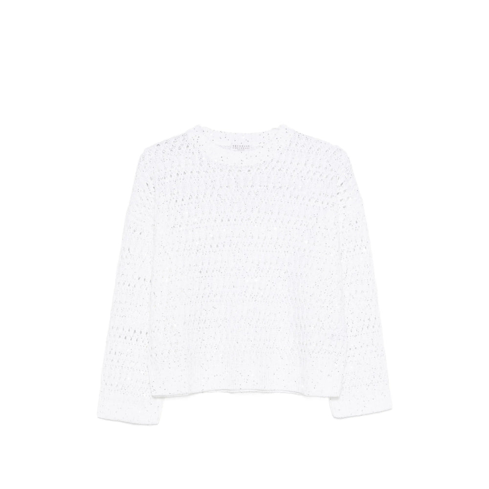 Brunello Cucinelli Maglioni - Bianco | b13c9b6b9c4dc32a131f31a588c419c82f1aa447