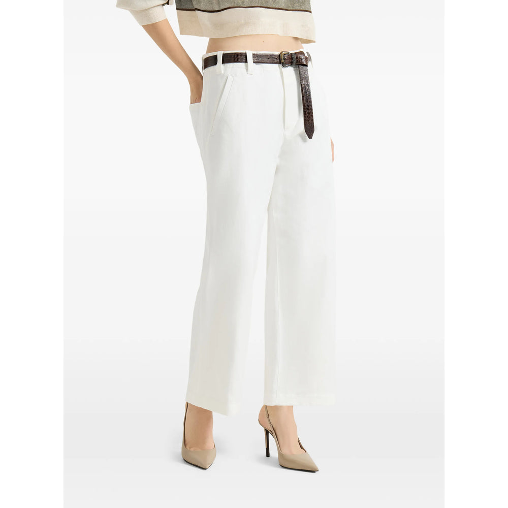 Brunello Cucinelli Pantaloni - Bianco | a4c630bf5b712694766a80e1b01067db4c0b1db1