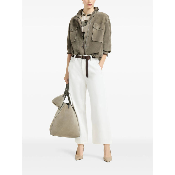 Brunello Cucinelli Pantaloni - Bianco | 672bc0ac4afc9a5738dfe673675b6366d1f21fab