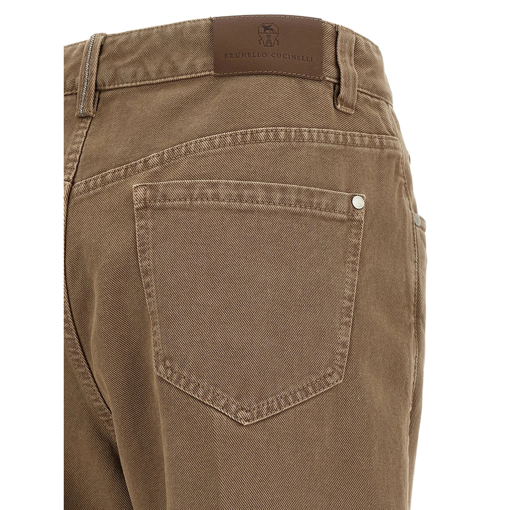 Brunello Cucinelli Pantaloni - Marrone | eff0269d226ddcec70de4b55ae1a0467f1c3a5b0