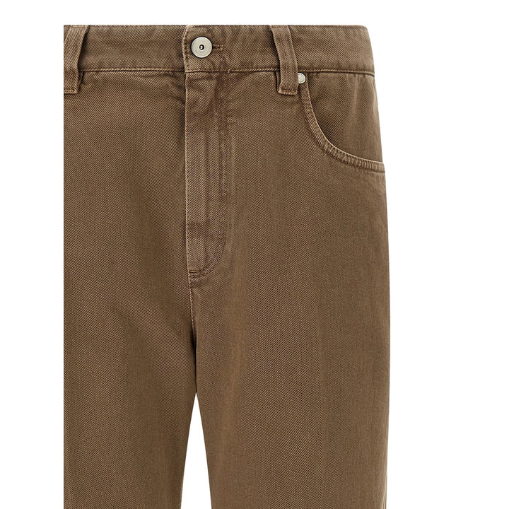 Brunello Cucinelli Pantaloni - Marrone | a30ff24243e155a1e4967a3d40005801deded8cf