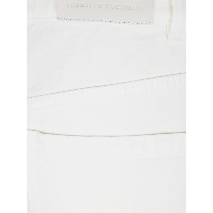 Brunello Cucinelli Pantaloni - Bianco | 42f5ed3e3705c207f7f8e89fa55682de0672d2a2
