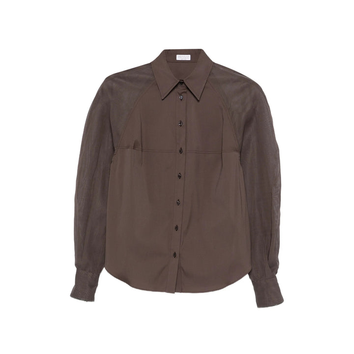 Brunello Cucinelli Camicie - Marrone | 8e1b90688037a5ff41c4da8961663883930df7df