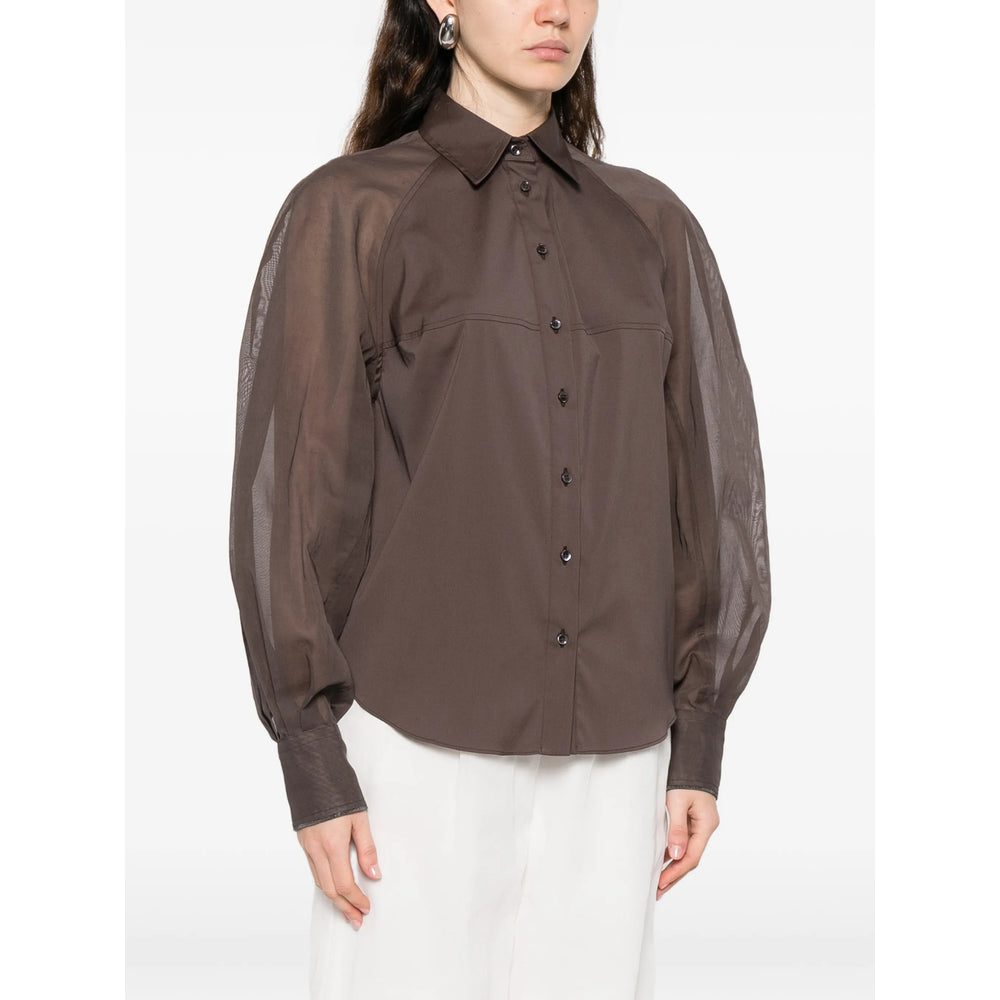 Brunello Cucinelli Camicie - Marrone | 68ca03a7e93f2740a8d079c4983b7c6686e9ae4f