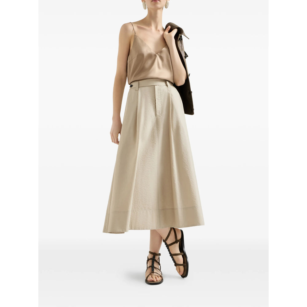 Brunello Cucinelli Gonne - Neutro | 803174ad92e74a13b3f54eaf2229eb9d0d3c116b