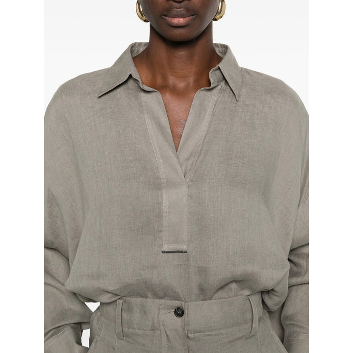 Brunello Cucinelli Camicie - Verde | e63d37f6bf6217c48b9517286d5810c85e8ea9d2