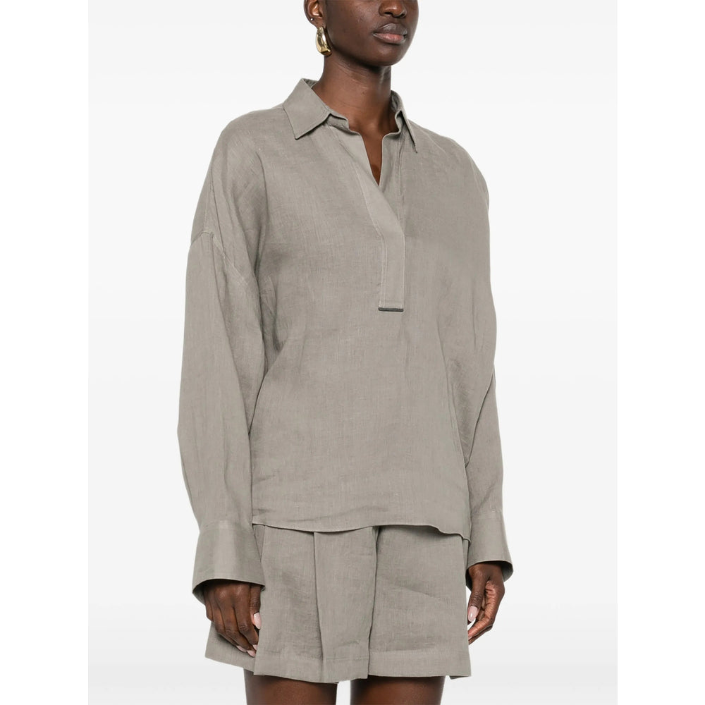 Brunello Cucinelli Camicie - Verde | 0e59db68bfc4089ff4f7bb05a17204ad743cc078