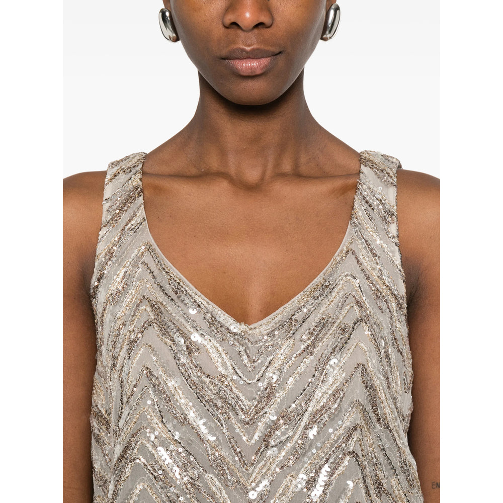 Brunello Cucinelli Top - Neutrals/Gold | b6433b8d96816eb125eeda43a0562703caadf1c1