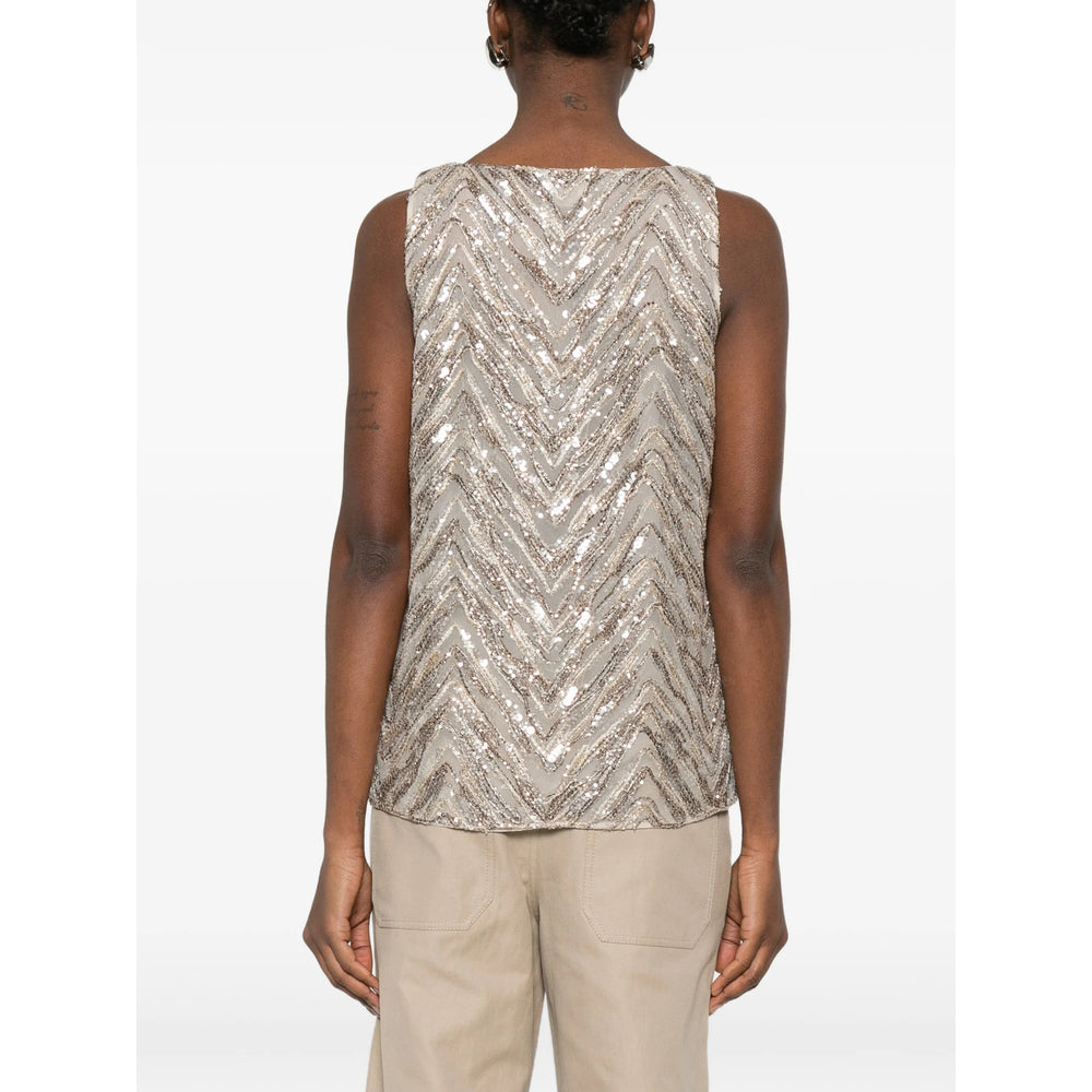 Brunello Cucinelli Top - Neutrals/Gold | 3c842245caf4c8d92ce277483b3df529c844fc3d