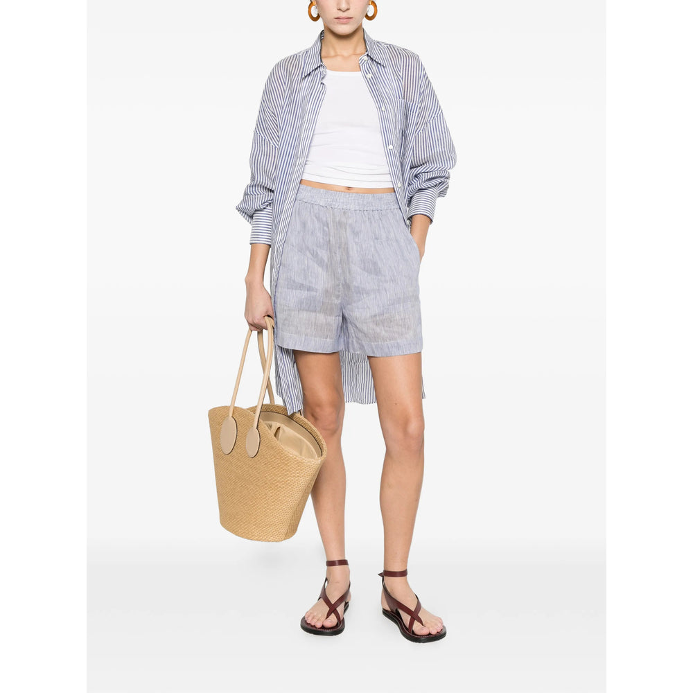 Brunello Cucinelli Shorts - Bianco, Blu | 88ede53b85ab771fc499ce8d240a0f96c7d3654c
