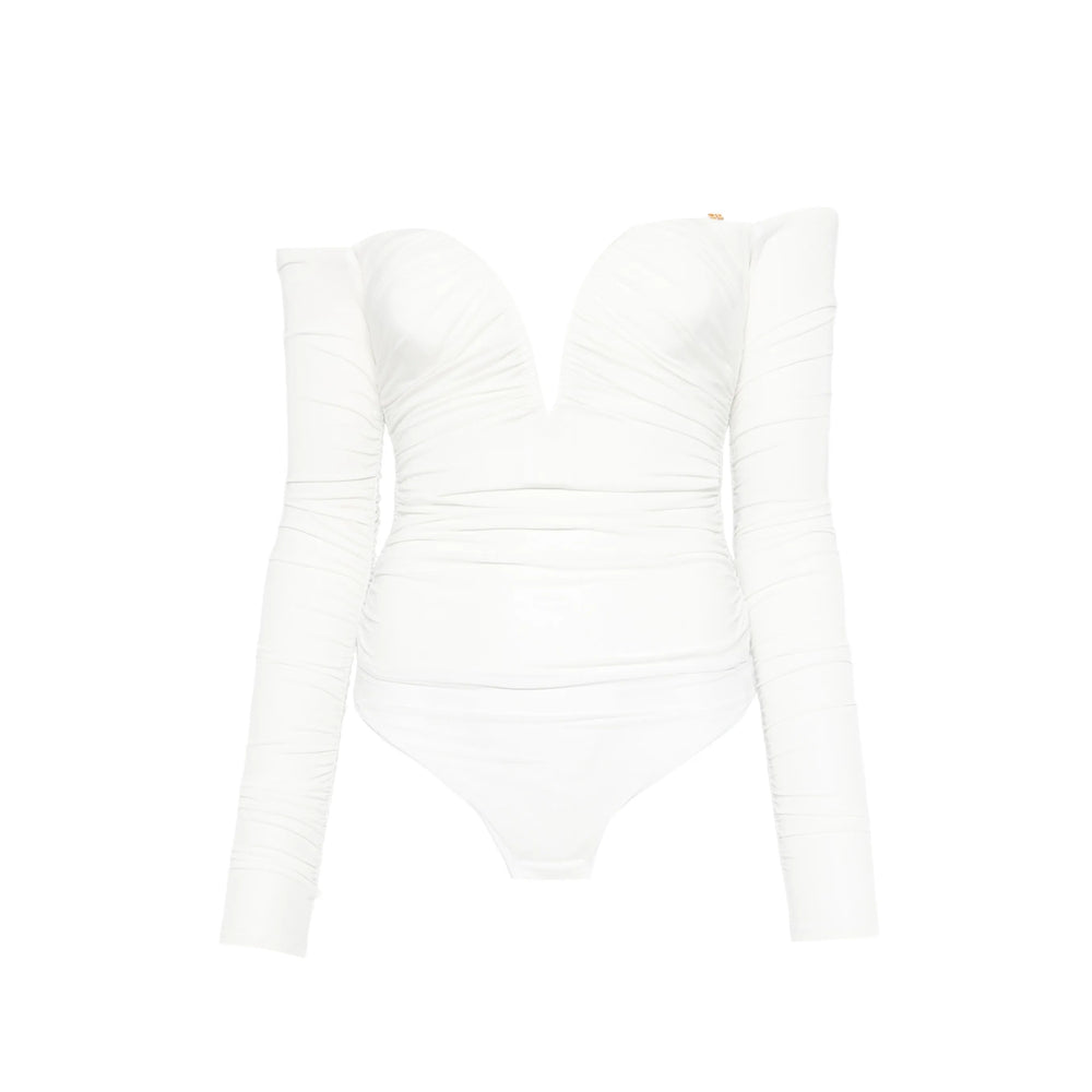 Elisabetta Franchi Bodysuits - Bianco | c23185ae11da91a9324d8c08beba321066e1d728