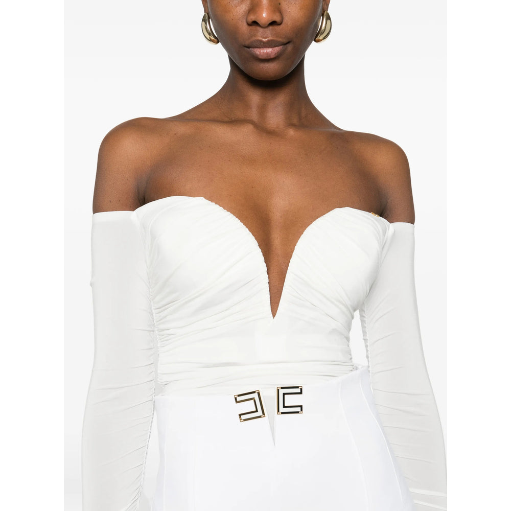 Elisabetta Franchi Bodysuits - Bianco | 88af4903dc7758cda5fbc0ff55ef416af6e5942c