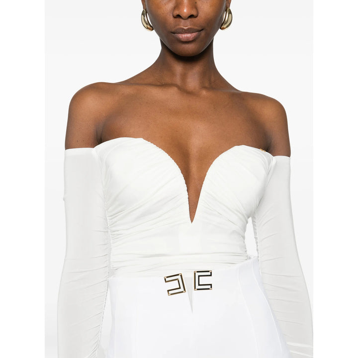 Elisabetta Franchi Bodysuits - Bianco | 88af4903dc7758cda5fbc0ff55ef416af6e5942c