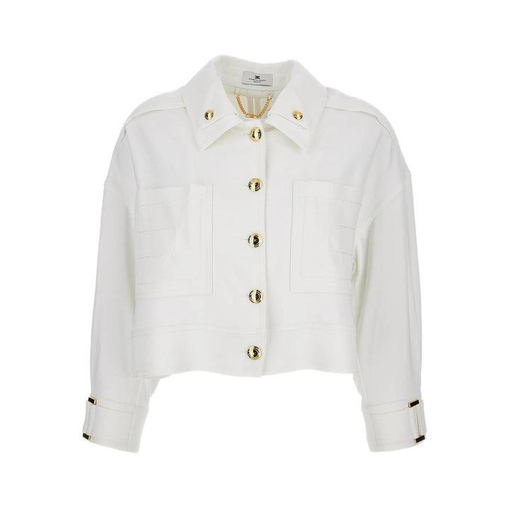Elisabetta Franchi Outerwears - Bianco | 46d3f2e040602c72e5e90603c6a891aa61cd1b13