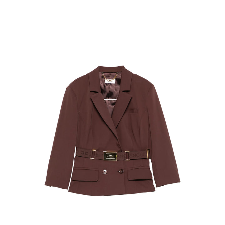 Elisabetta Franchi Giacche - Marrone | 75cf46596bfa22b49714f5768fd9d3afb3a226e6