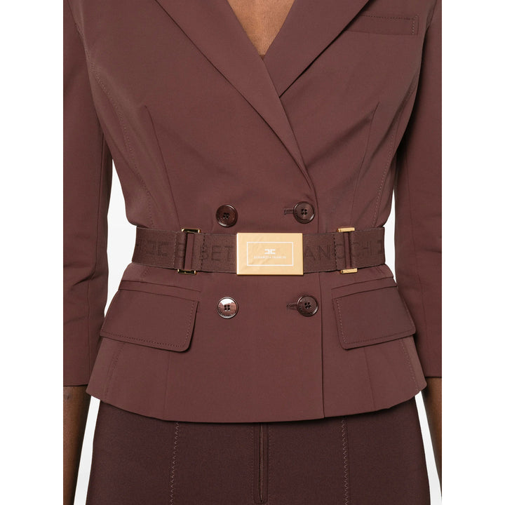 Elisabetta Franchi Giacche - Marrone | a7409184ae0649a4b480c8166a66bd9af688442b