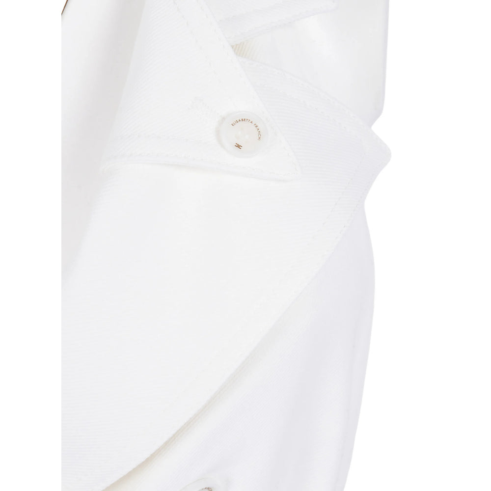 Elisabetta Franchi Waistcoats - Bianco | b080e4b7cc5f15c1bd95a818fa1fc280d0847e7e