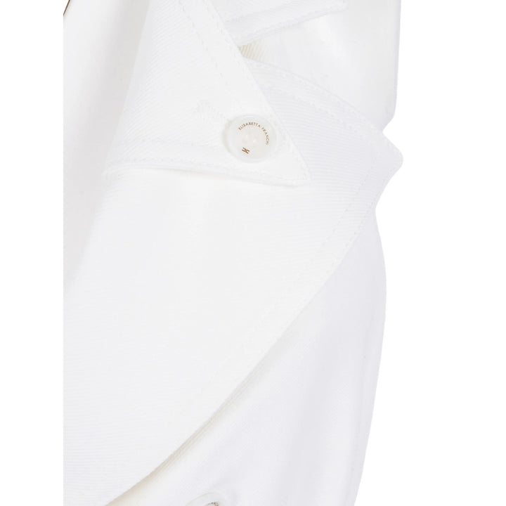 Elisabetta Franchi Waistcoats - Bianco | b080e4b7cc5f15c1bd95a818fa1fc280d0847e7e