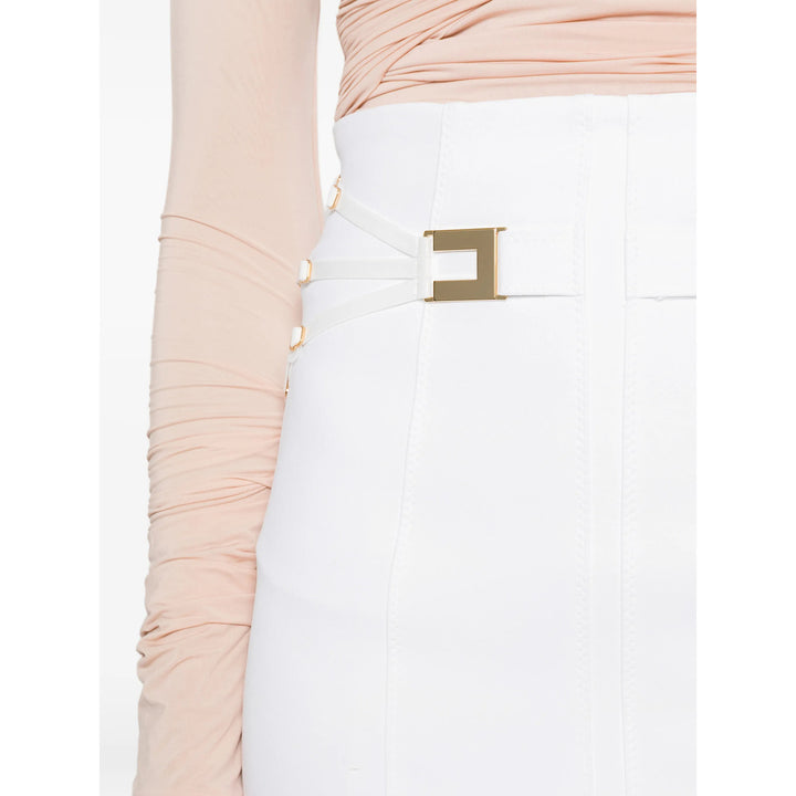 Elisabetta Franchi Gonne - Bianco | fde71f39fa4fefe493cbedafe1a1a281c1b55e56