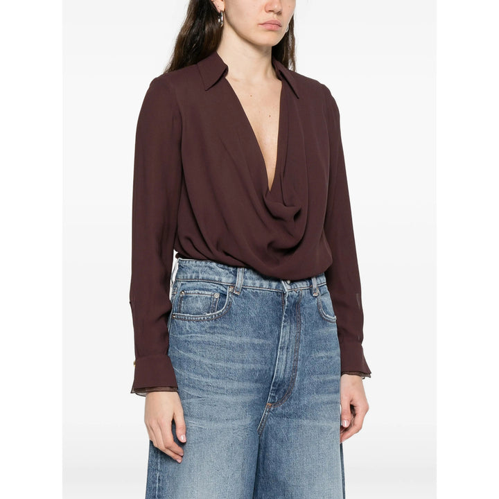 Elisabetta Franchi Camicie - Marrone, Neutro | 2780df2b63cd60c4fe4ee0dc311eb5afc891b1ed