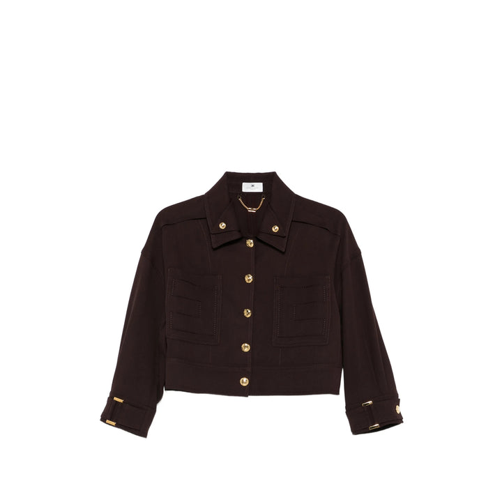 Elisabetta Franchi Outerwears - Marrone | 4175f7bb5317f514fcdfff3e6786c9d5e706739e
