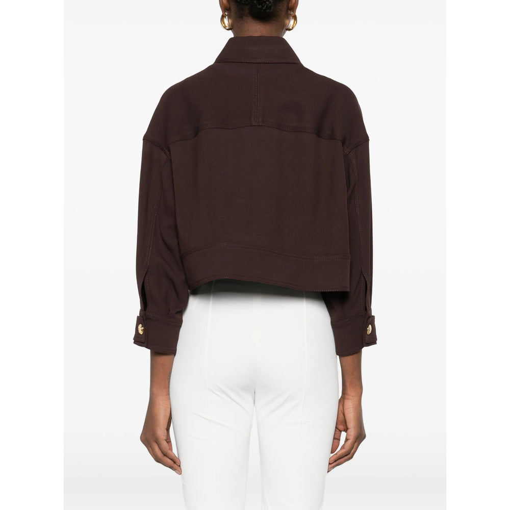 Elisabetta Franchi Outerwears - Marrone | 3328968e23a5d0ae916d94bca76ea2e46c71848c
