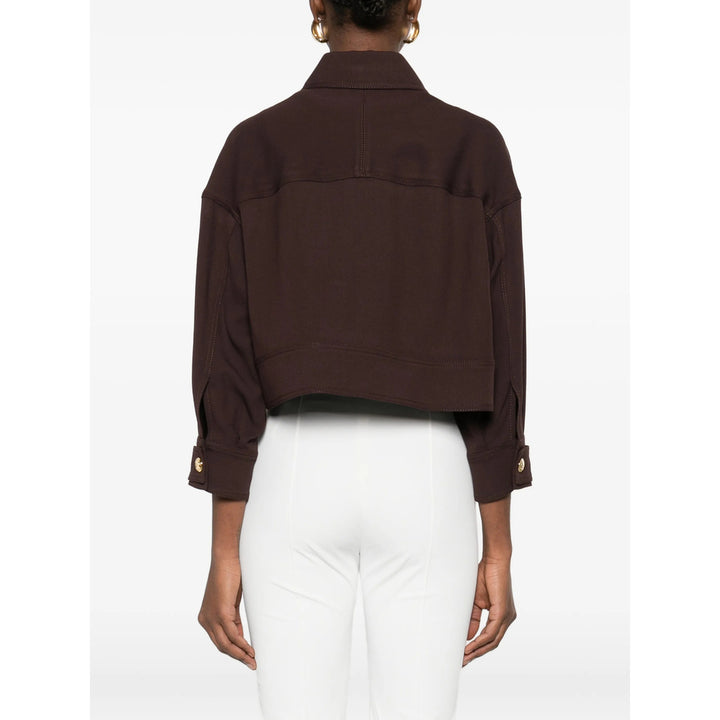 Elisabetta Franchi Outerwears - Marrone | 3328968e23a5d0ae916d94bca76ea2e46c71848c